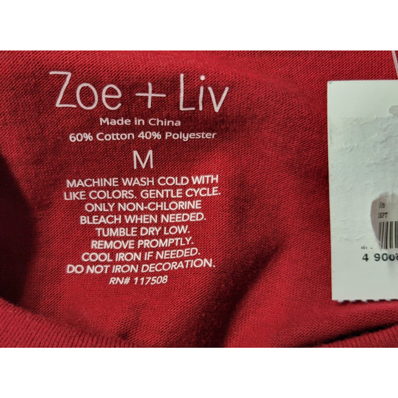 NEW Zoe + Liv T-shirt Cropped Womens Medium Ale Yeah Graphic Party Lounge - Picture 2 of 9